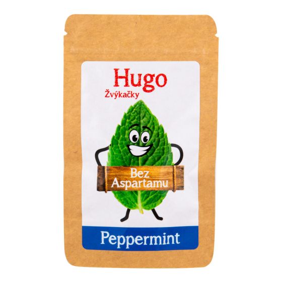 Žvýkačky HUGO peppermint 9 g   VELEBA