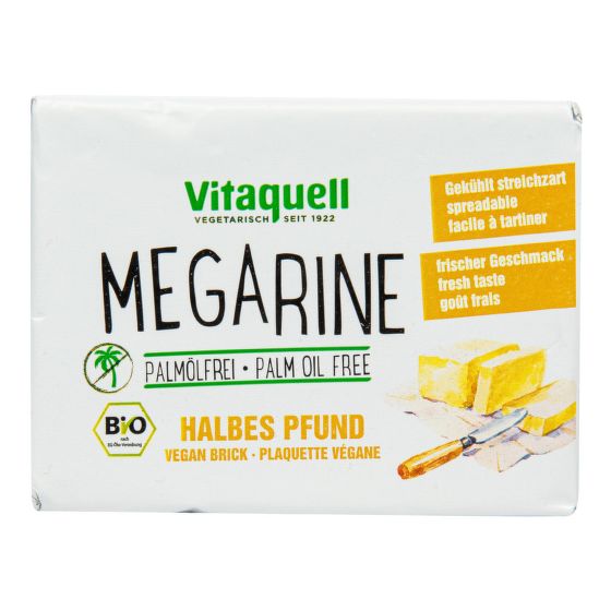 Margarín kokosovo-slunečnicový s bambuckým máslem 250 g BIO   VITAQUELL