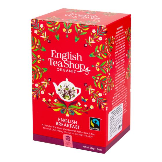 Čaj English Breakfast 20 sáčků BIO   ENGLISH TEA SHOP