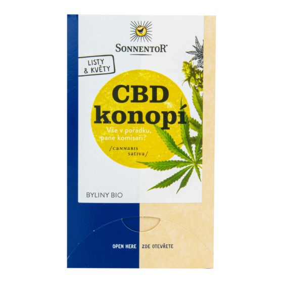 CBD konopí porcovaný 21,6 g BIO   SONNENTOR