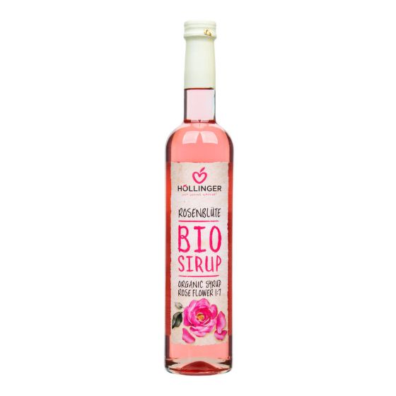 Sirup květ růže 500 ml BIO   HOLLINGER