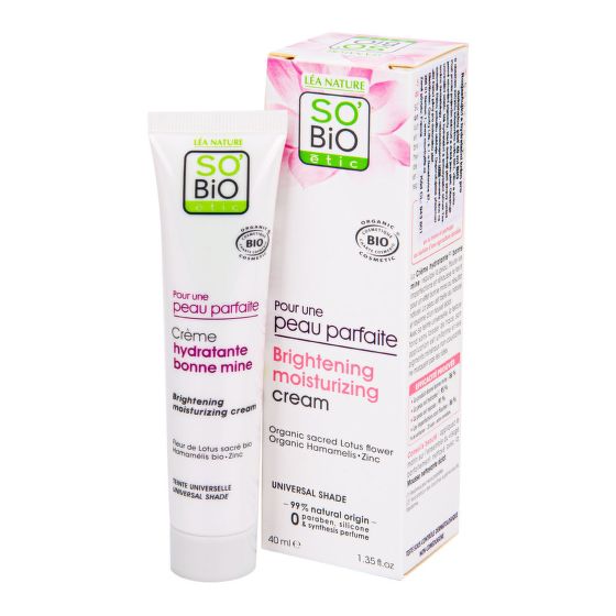 Krém hydratační rozjasňující pro dokonalou pleť BONNE MINE 40 ml BIO   SO’BiO étic