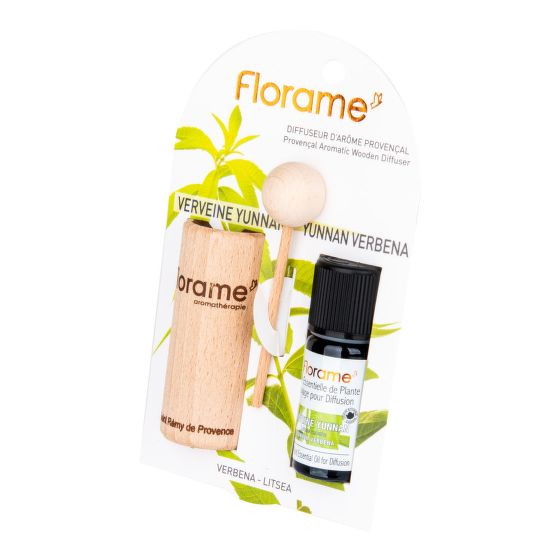 Difuzér provensálský dřevěný + éterický olej Verbena 10 ml BIO   FLORAME