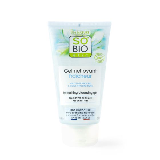 Gel mycí hydratační Aloe vera 150 ml BIO   SO’BiO étic