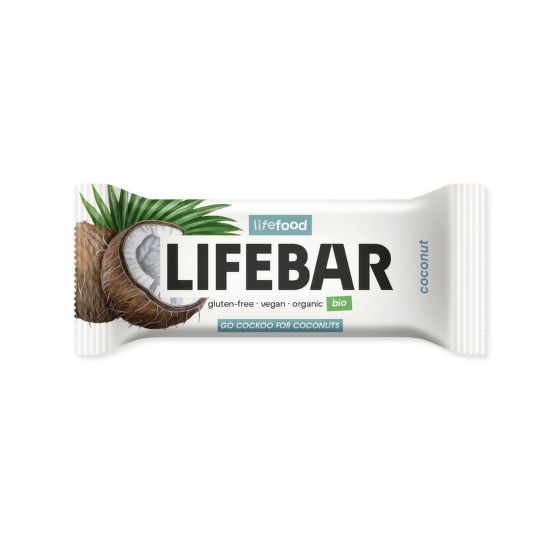 Tyčinka Lifebar kokosová RAW 40 g BIO   LIFEFOOD