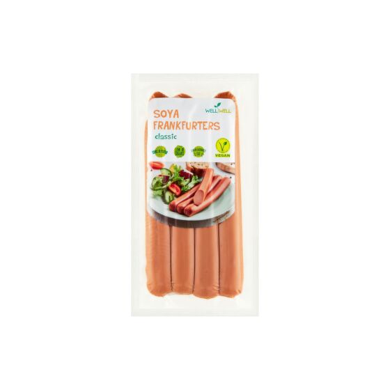 Párky sójové klasik 200 g   WELL WELL