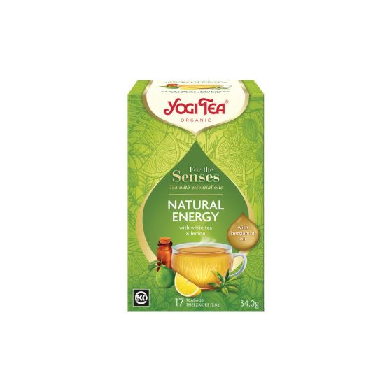 Čaj Pro smysly - Přirozená energie 17 sáčků 34 g BIO   YOGI TEA
