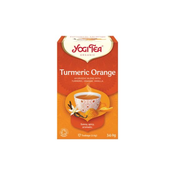 Čaj Kurkuma Pomeranč 17 sáčků 34 g BIO   YOGI TEA