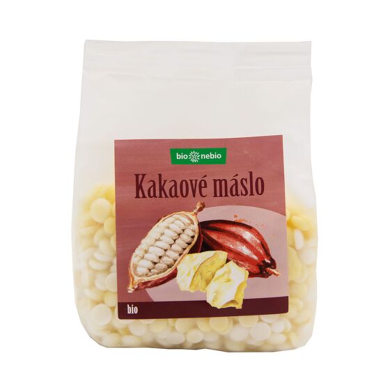 Máslo kakaové pecičky 150 g BIO   BIO NEBIO