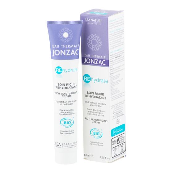 Krém bohatě hydratující REHYDRATE 50 ml BIO   JONZAC