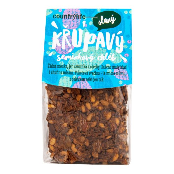 Chléb semínkový křupavý slaný 150 g   COUNTRY LIFE