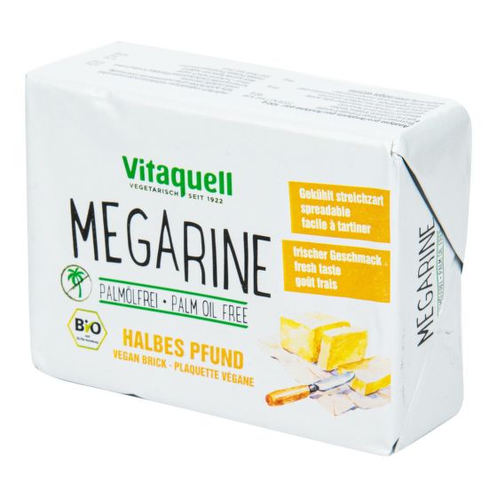 Margarín kokosovo-slunečnicový s bambuckým máslem 250 g BIO   VITAQUELL