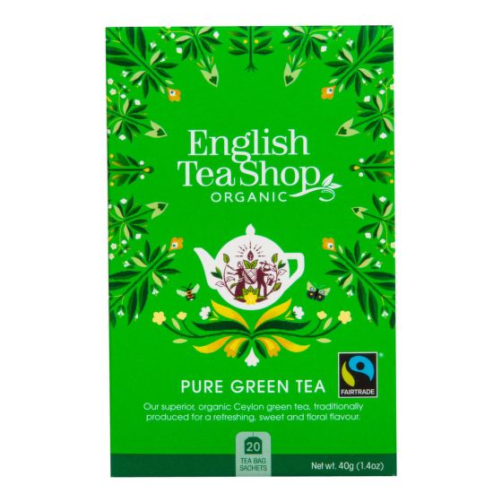 Čaj Zelený Fair Trade 20 sáčků BIO   ENGLISH TEA SHOP