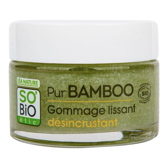 Peeling pleťový hluboce čisticí  — řada Pur BAMBOO 50 ml BIO   SO’BiO étic