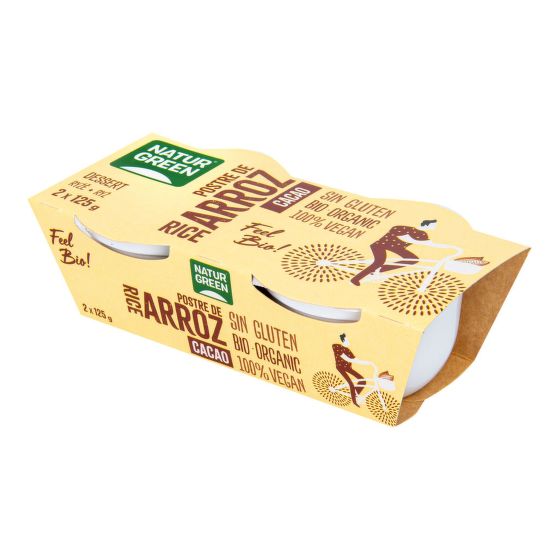VÝPRODEJ!!!Dezert rýžový s kakaem 2x125 g BIO   NATURGREEN
