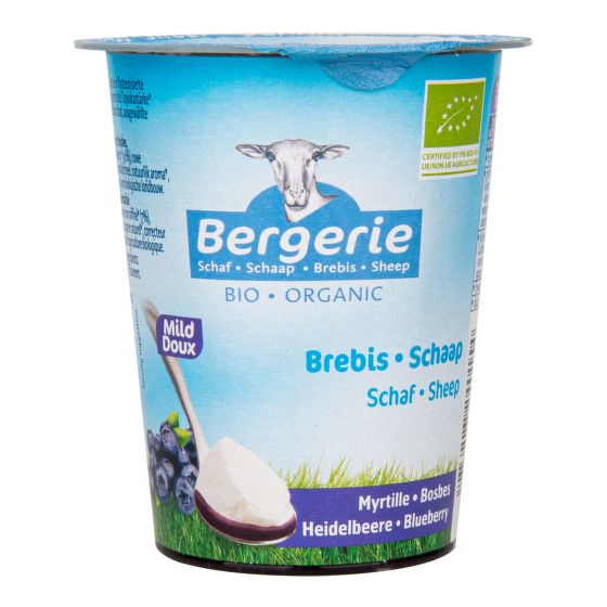 Jogurt ovčí borůvka 125 g BIO   BERGERIE