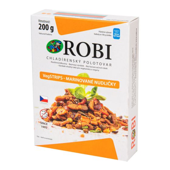 VegSTRIPS marinované nudličky 200 g   ROBI