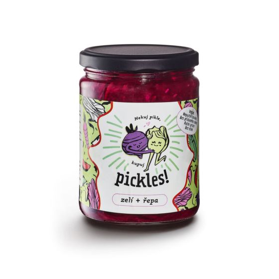 Pickles s červeným zelím a řepou 490 g   FERMENT IT