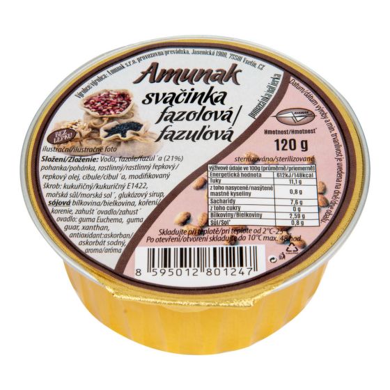 Svačinka fazolová 120 g   AMUNAK