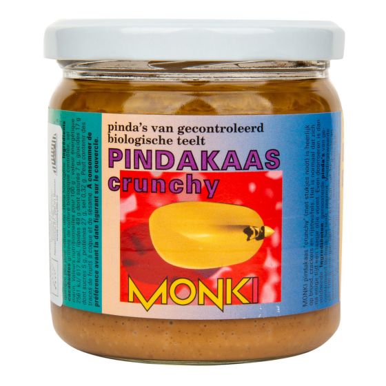 Krém arašídový s kousky 330 g BIO   MONKI
