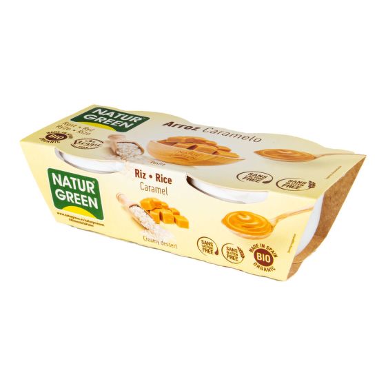 Dezert rýžový s karamelem 2x125 g BIO   NATURGREEN