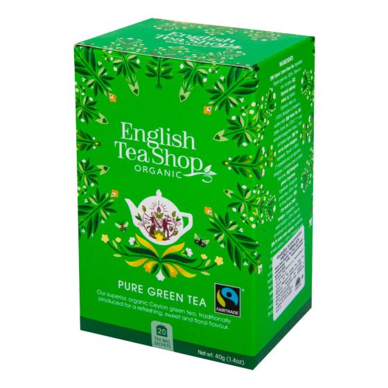 Čaj Zelený Fair Trade 20 sáčků BIO   ENGLISH TEA SHOP