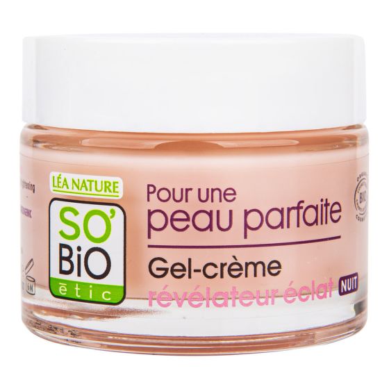 Gel-krém rozjasňující noční pro dokonalou pleť 50 ml BIO   SO’BiO étic
