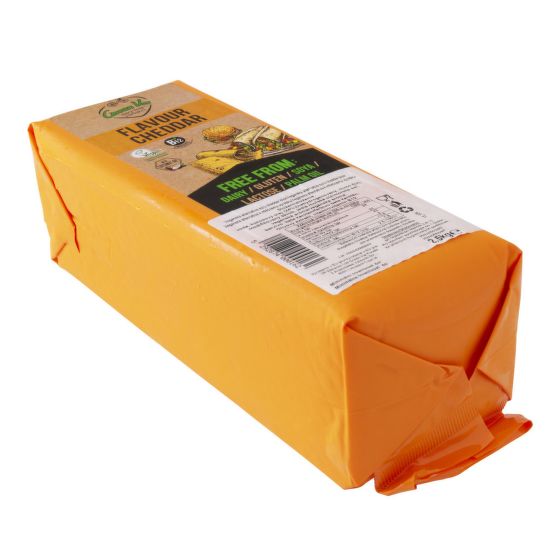 Blok s příchutí cheddaru 2,5 kg   GREENVIE