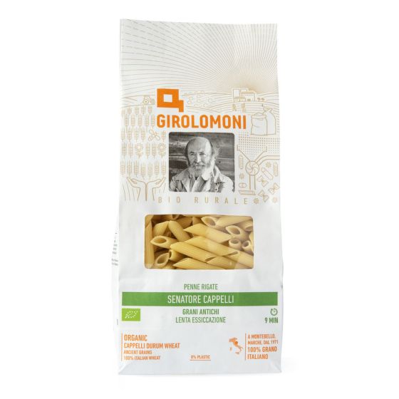 Těstoviny penne rigate Cappelli semolinové 500 g BIO   GIROLOMONI