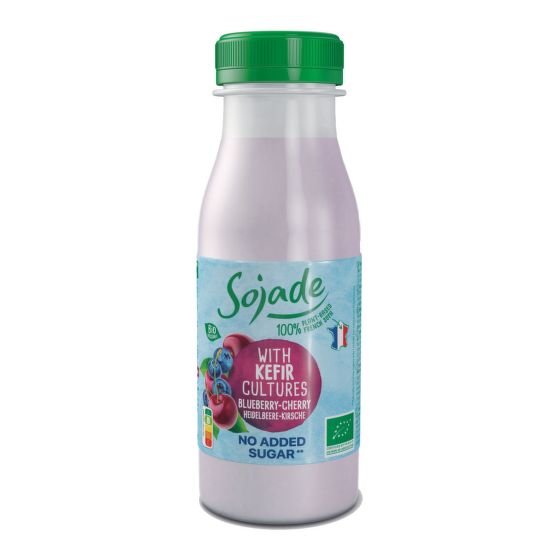SOJADE Fermentovaný sójový nápoj borůvka-třešeň bez přidaného cukru 250 ml BIO  