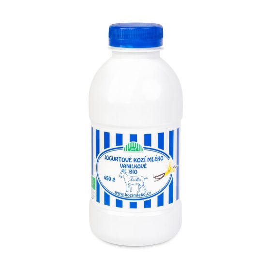Mléko kozí jogurtové vanilkové 450 g BIO   BIOFARMA DORA