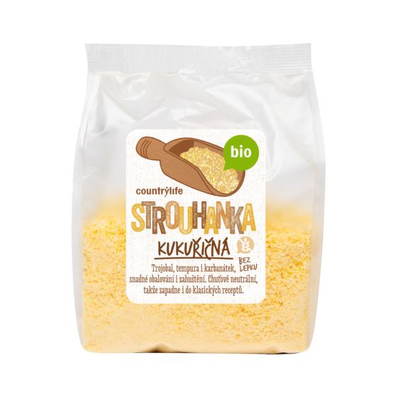 Strouhanka kukuřičná 200 g BIO   COUNTRY LIFE
