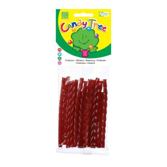 Tyčinky s příchutí malin 75 g BIO   CANDY TREE
