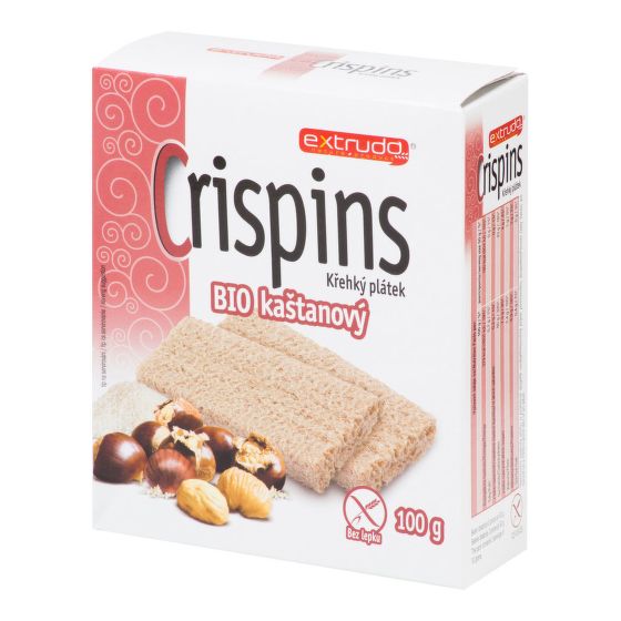Chlebíček kaštanový bezlepkový 100 g BIO   EXTRUDO 