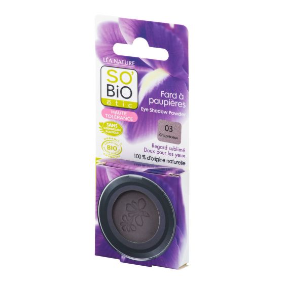 Stíny oční 03 šedá 3 g BIO   SO’BiO étic