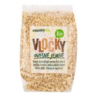 Vločky ovesné jemné 500 g BIO   COUNTRY LIFE