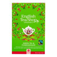 Čaj Zelený s granátovým jablkem 20 sáčků BIO   ENGLISH TEA SHOP