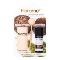 VÝPRODEJ!!!Difuzér provensálský dřevěný + éterický olej Cedr 10 ml BIO   FLORAME