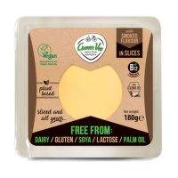 Plátky s příchutí uzené goudy 180 g   GREENVIE