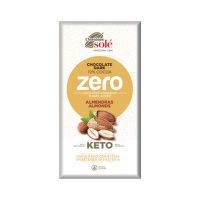 Čokoláda hořká s mandlemi a stévií bez cukru 100 g   SOLÉ