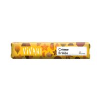 Tyčinka mléčná čokoláda Creme brulée 40 g BIO   VIVANI