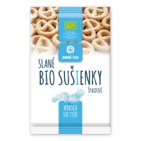 Sušenky špaldové celozrnné slané s mořskou solí 140 g BIO   DOBRÉ ČASY