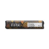 Tyčinka mléčná čokoláda karamel 40 g BIO   VIVANI