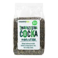 Čočka tmavozelená 500 g  BIO   COUNTRY LIFE