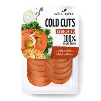 Salám polosuchý z rostlinných bílkovin 90 g   WELL WELL