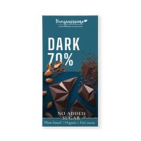 Čokoláda tmavá 70 % bez přidaného cukru 60 g BIO   BENJAMÍSSIMO