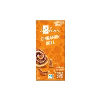 Čokoláda vegan skořicová rolka iChoc 80 g BIO   VIVANI