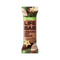 Tyčinka Lifebar Oat snack s kousky čokolády 40 g BIO   LIFEFOOD