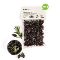 Olivy Botija černé sušené bez pecek RAW 150 g BIO   LIFEFOOD