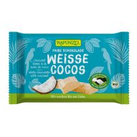 Čokoláda bílá s kokosem 100 g BIO   RAPUNZEL